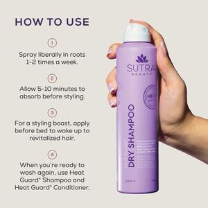Sutra Beauty Heat Guard Dry Shampoo Large 8oz NWT